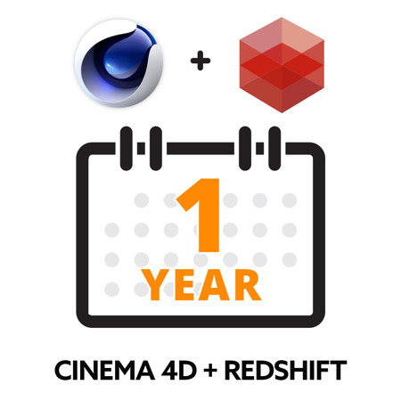 CINEMA 4D Subskrypcja + Redshift Subskrypcja - 1 rok